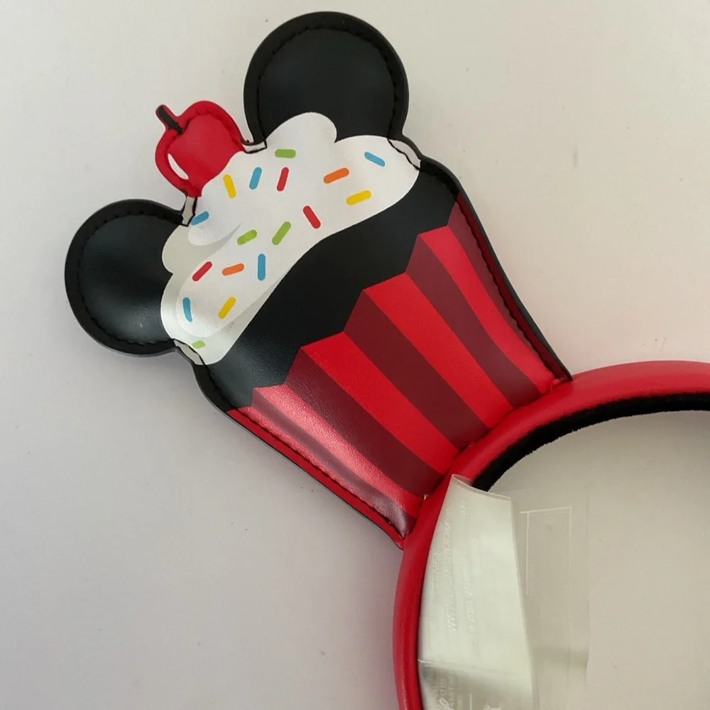 Disney Loungefly Mickey Mouse Sprinkle Cupcake Headband NWT